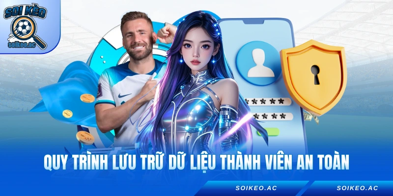 Quy trình lưu trữ dữ liệu thành viên an toàn
